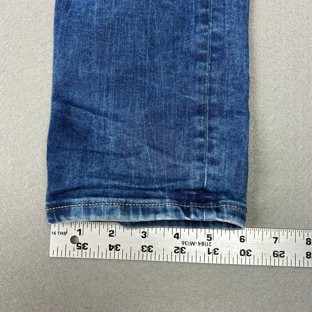 Jack & Jones Jeans Glenn Slim Fit Stretch Mens 32x34 Medium Blue Denim - Picture 7 of 16